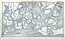 Merrick Bay, Channels, Jones' Inlet, Nassau County 1914 Long Island